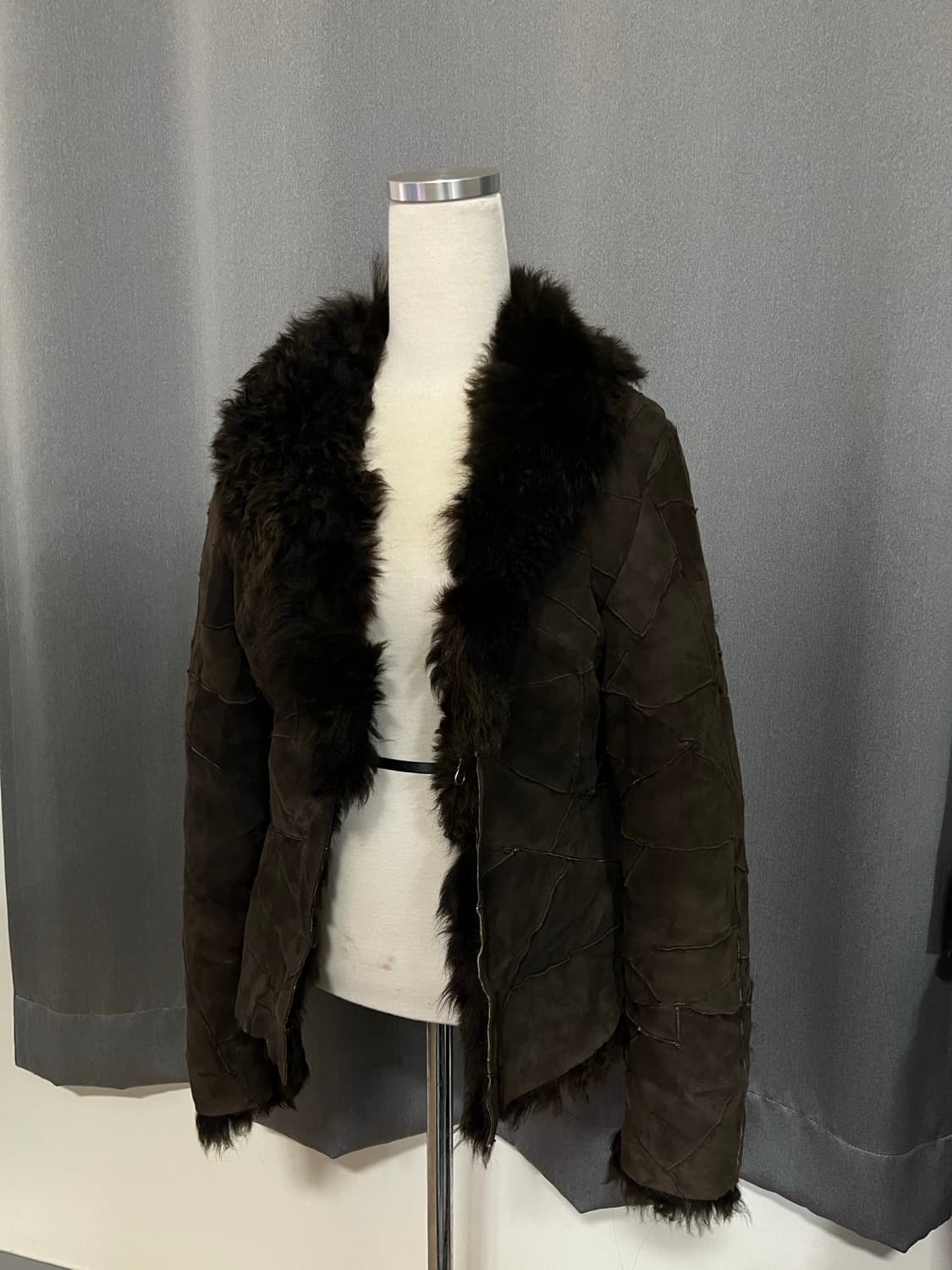 브라운 퍼자켓 상품이미지1