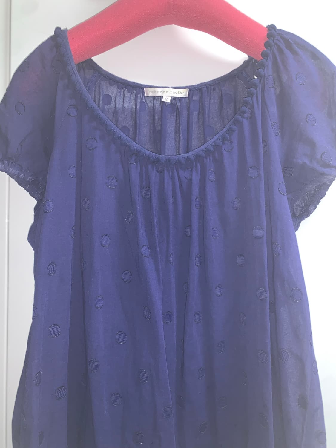 Purple dot puff top☯️⏺️ 상품이미지3
