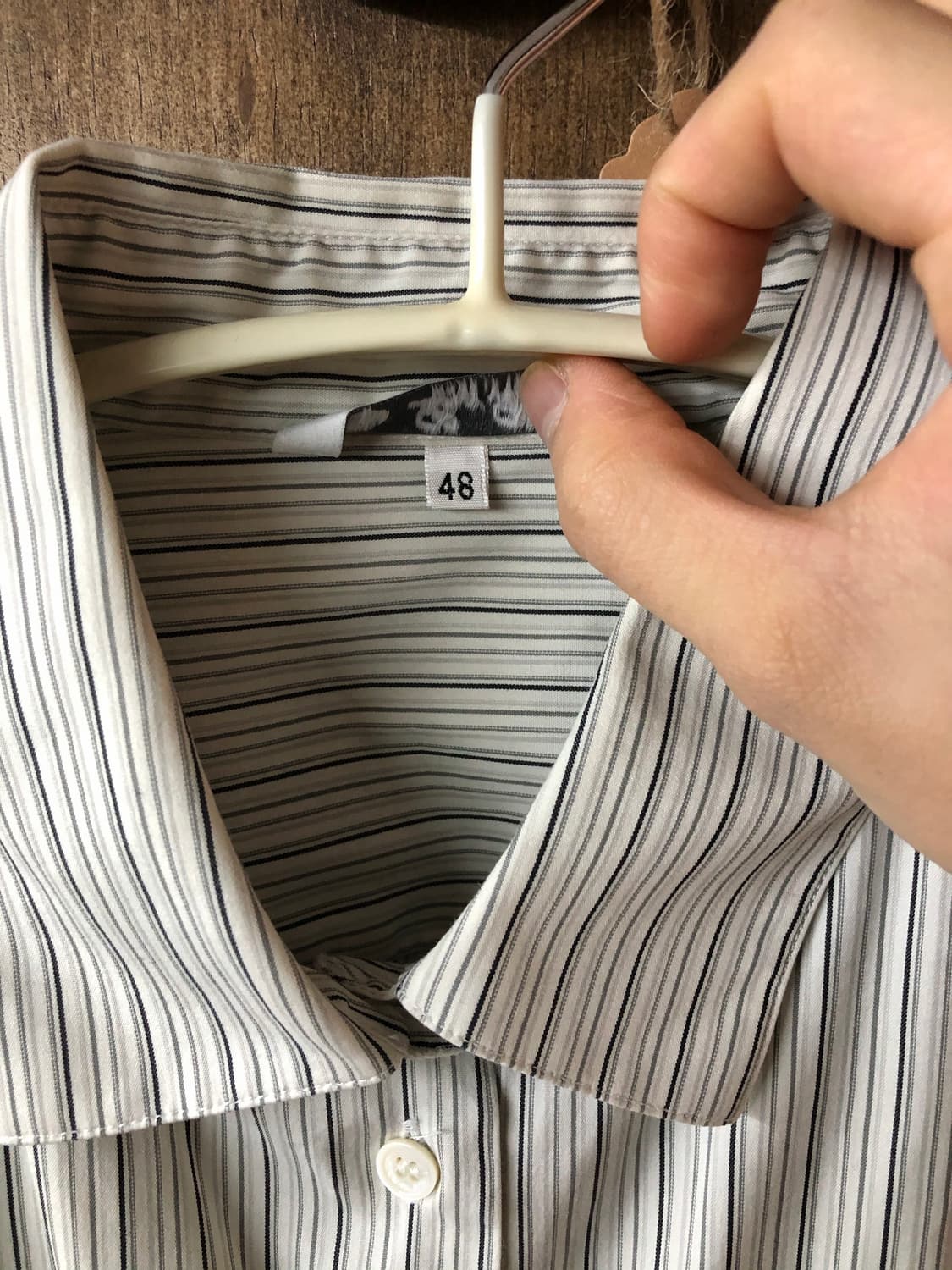 Loro piana 스트라이프 버튼 업 셔츠 48 상품이미지4