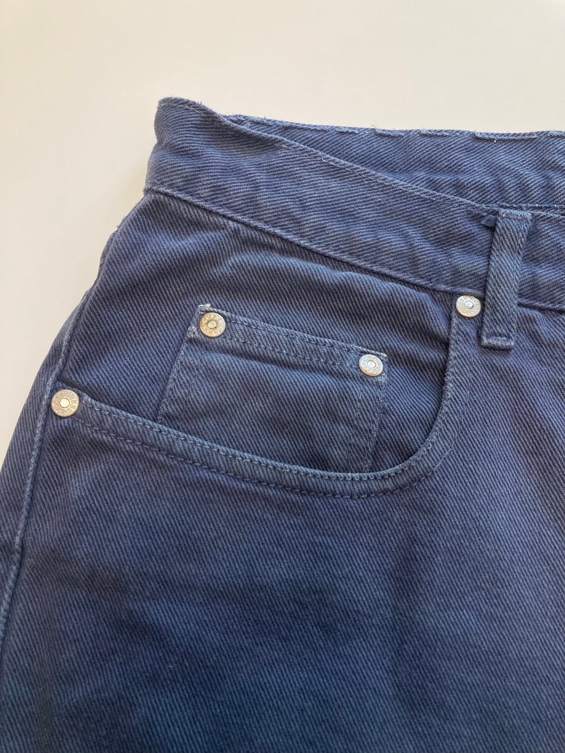 90s usa made 게스 다잉 데님 숏츠 상품이미지2