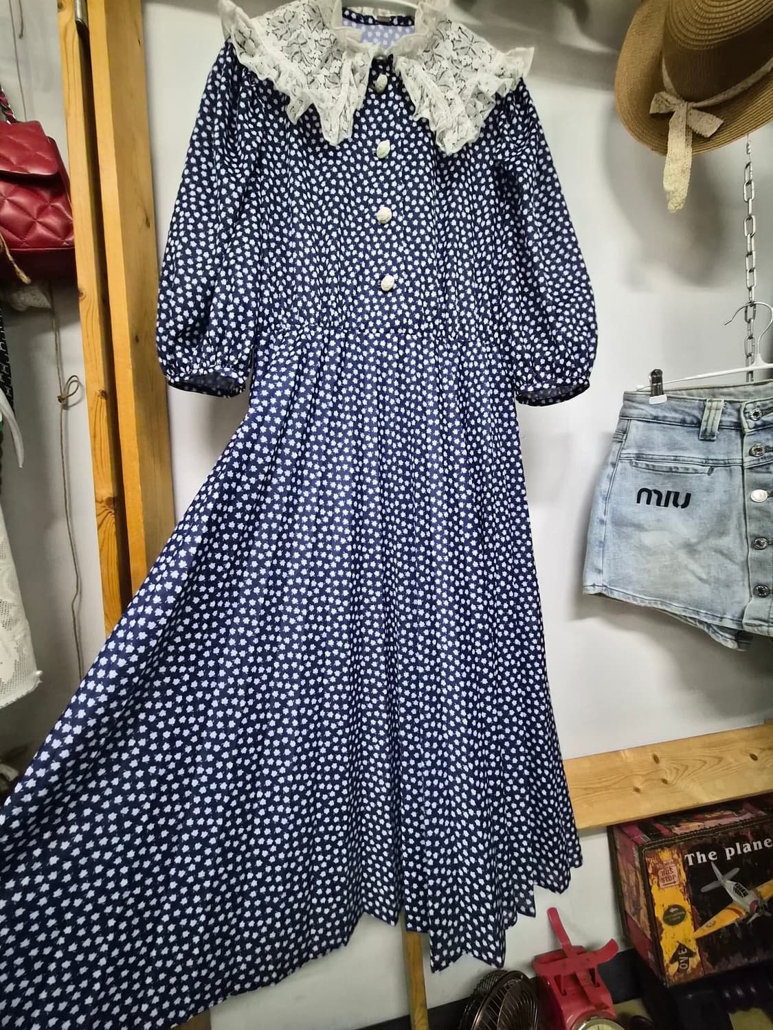 프리피플 레이스 카라 벌룬원피스 상품이미지6