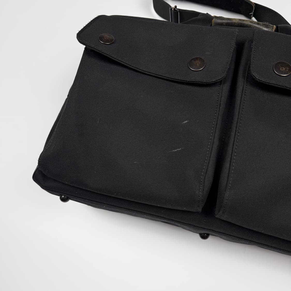 요시다포터 앵글 2way 더플백 블랙 상품이미지4