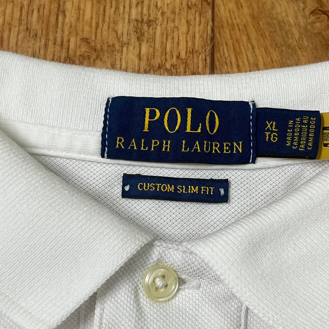(105,XL) 상태최상 폴로 랄프로렌 커스텀슬림핏 카라 반팔티 팝니다 상품이미지5