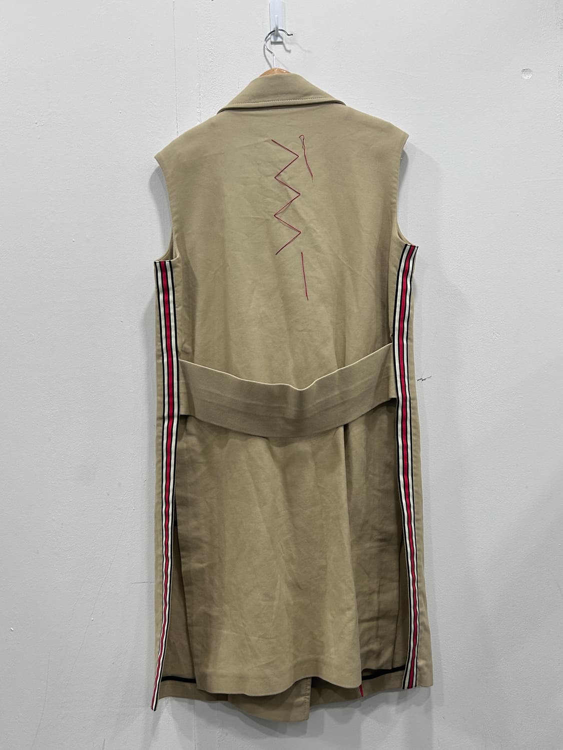 로스트인미 이탈리아 브랜드 코튼 롱 더블버튼 베스트 44-55 상품이미지4