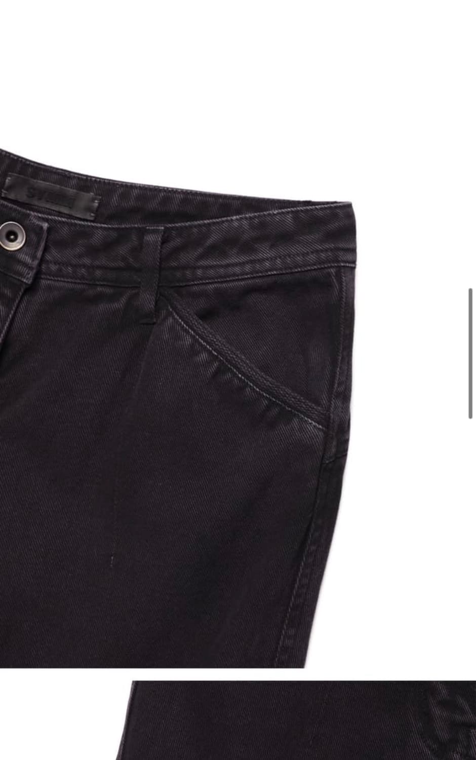 Symm Side Pocket Flared Pants (Dyed Blac 상품이미지3