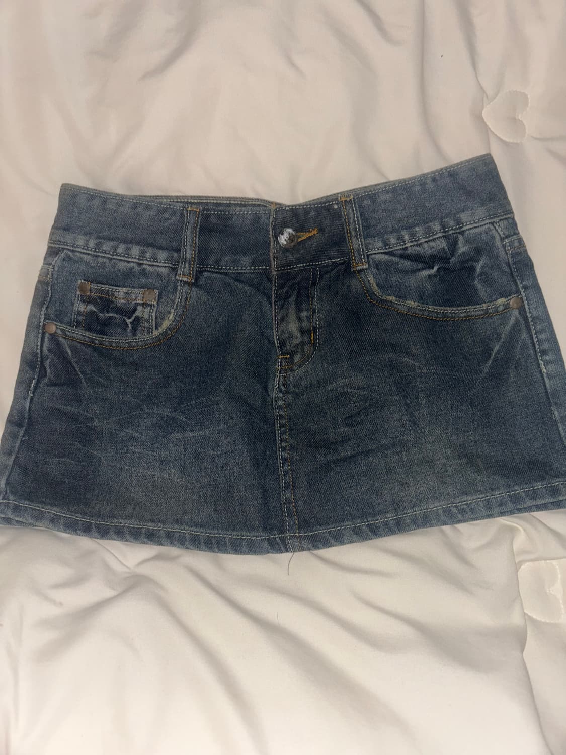 빈티지 프린팅 스커트 상품이미지3