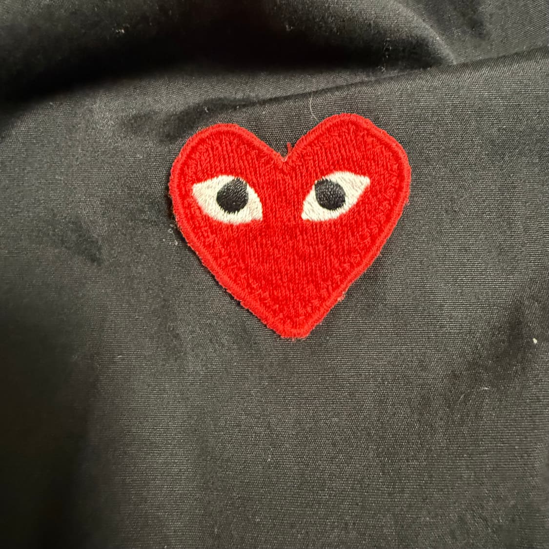 꼼데가르송 블랙 레드 와펜 긴팔셔츠 S  AZ-B002 상품이미지3