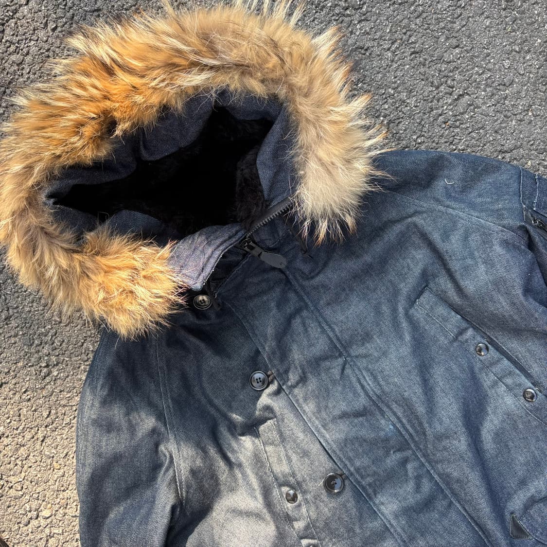 미국 스피왁 데님 n3b 파카 상품이미지3