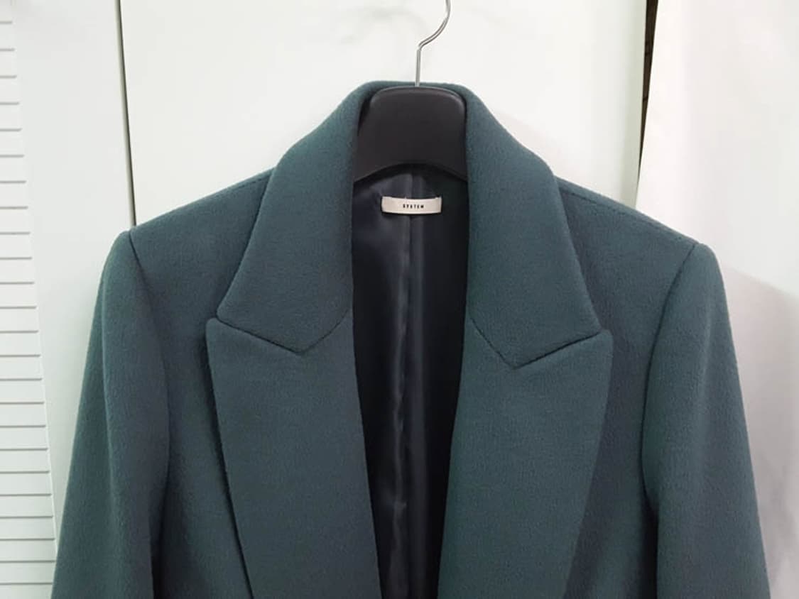 시스템 여성 벨티드 캐시미어 롱코트 55-66 상품이미지2