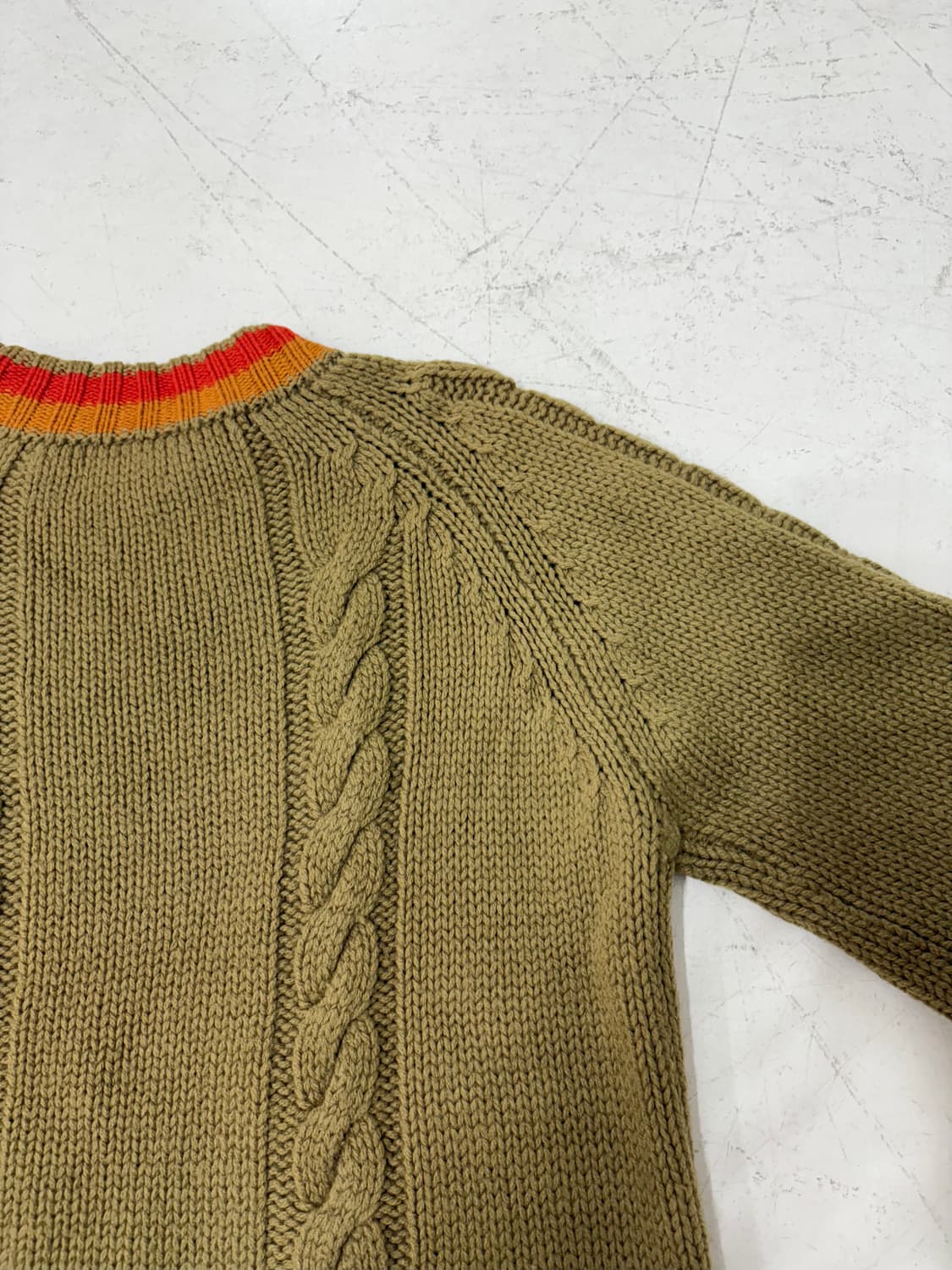 60-70‘s Lord Jeff Cable Knit Sweater. 상품이미지5