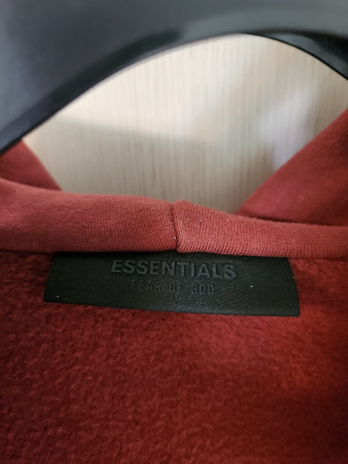 에센셜 피어오브갓 FOG 후드집업 크림슨 풀 집 후드 상품이미지6