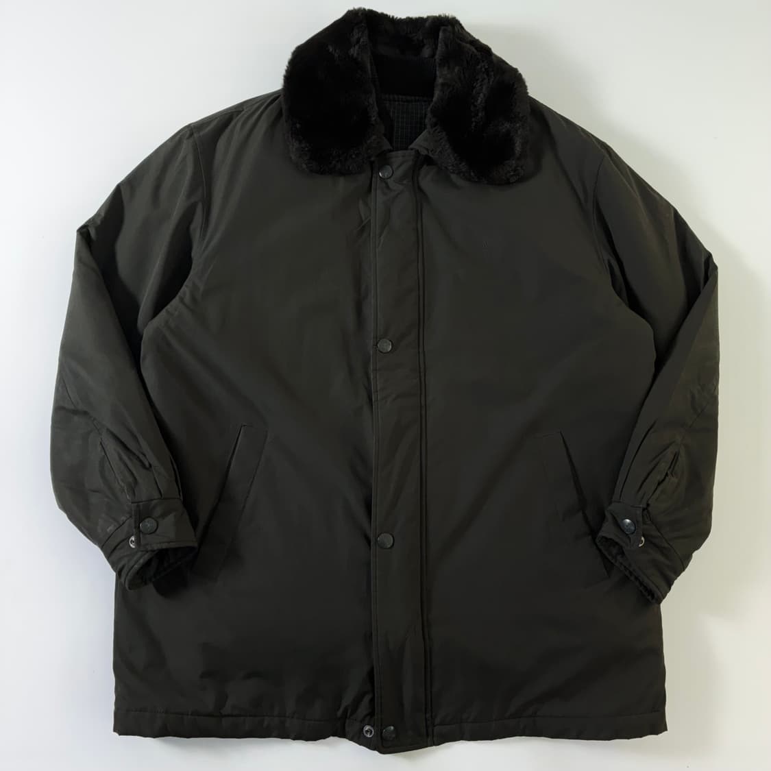 Yves Saint Laurent  입생로랑 카키 퍼카라 패디드 자켓  상품이미지2