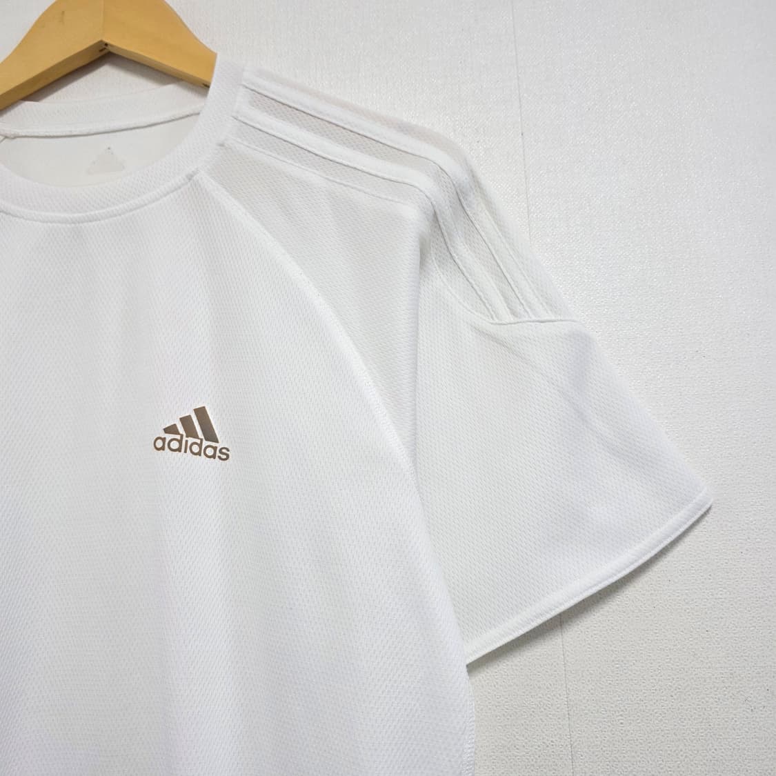 95 아디다스 올드스쿨 져지 반팔티 화이트 골드 상품이미지2