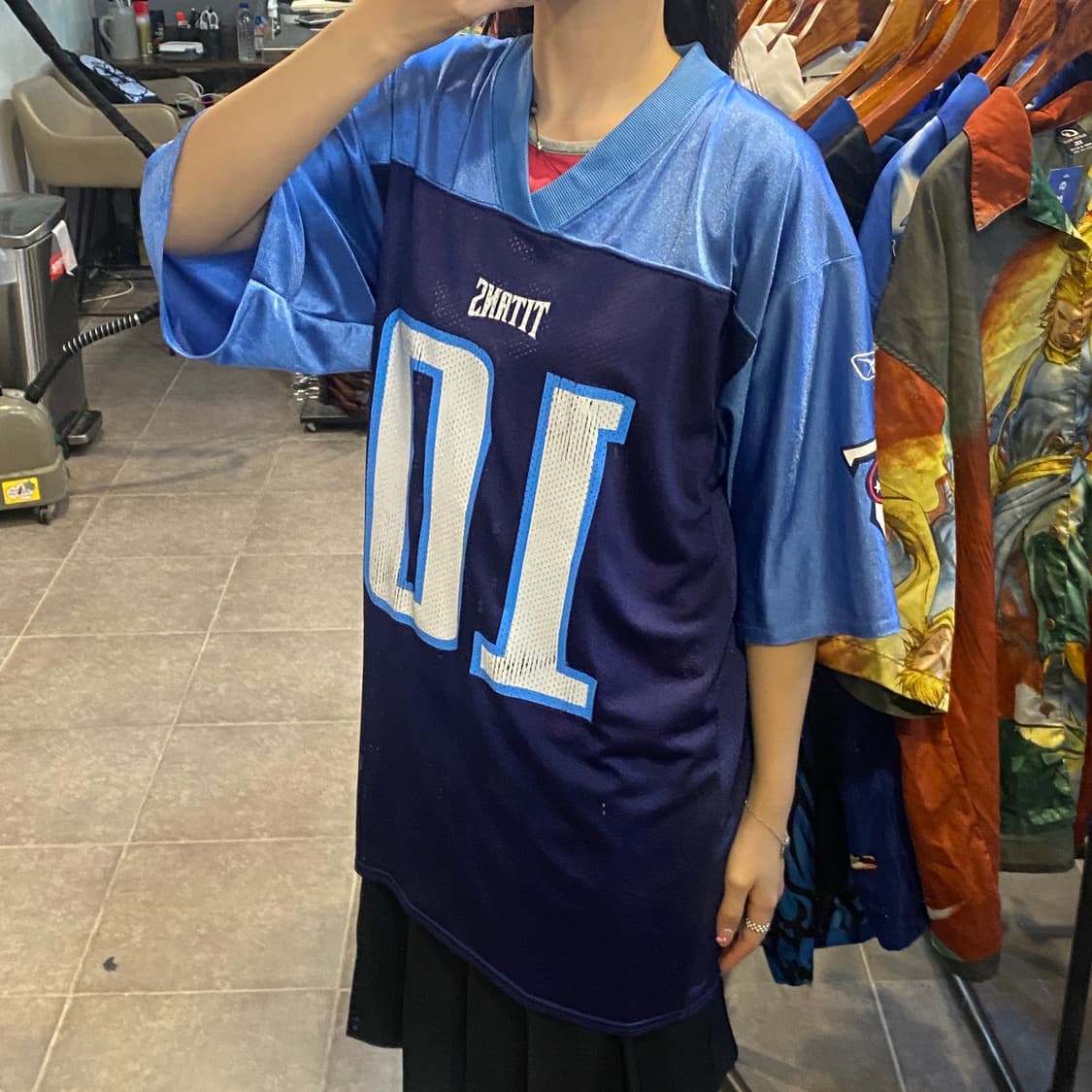 [NO.9] NFL 풋볼 져지 반팔티 블루 상품이미지3