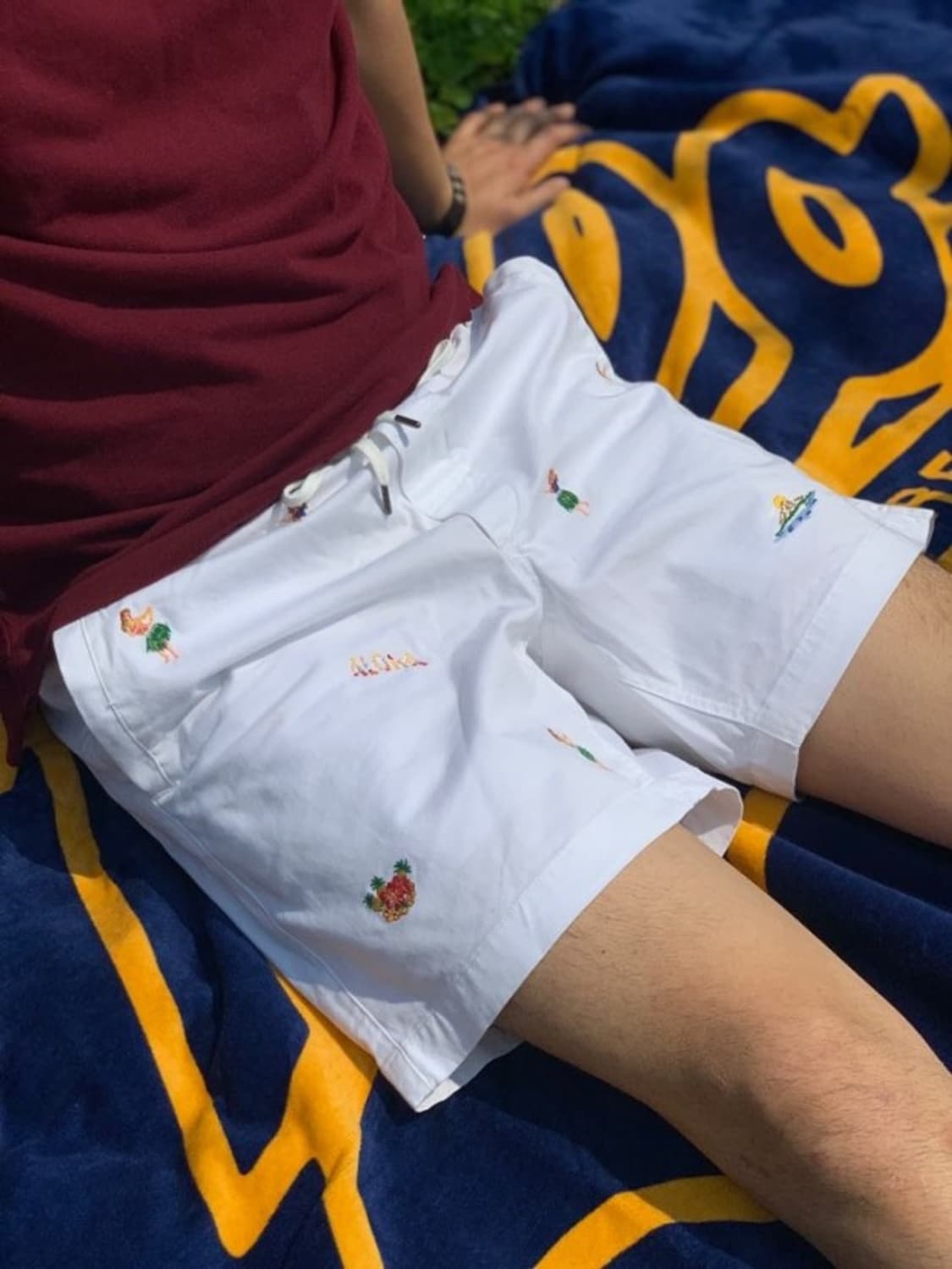 폴로 랄프로렌 하와이 알로하 프렙스터 화이트 M 상품이미지1