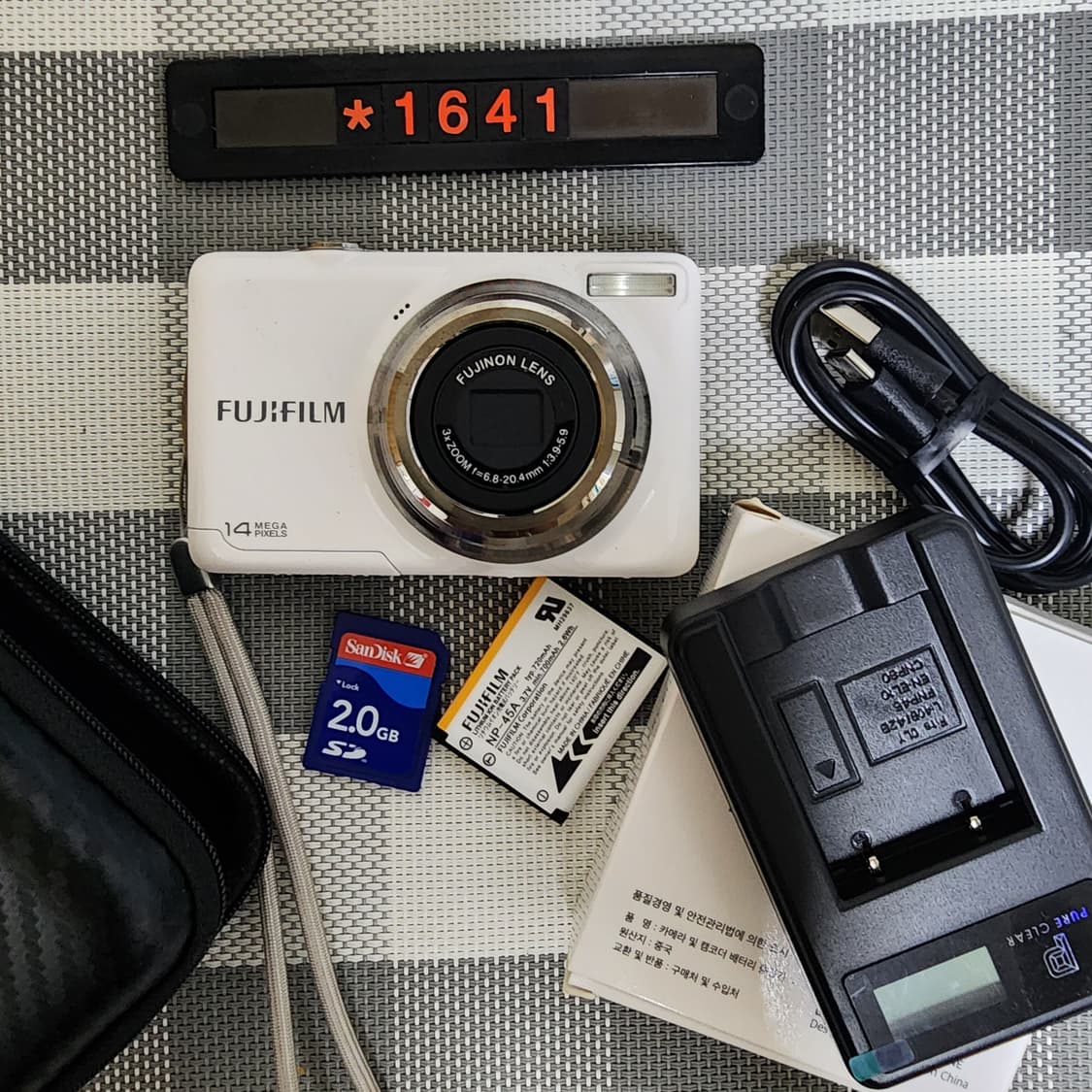 후지 파인픽스 JV 300 디지털카메라 파우치포함 상품이미지1