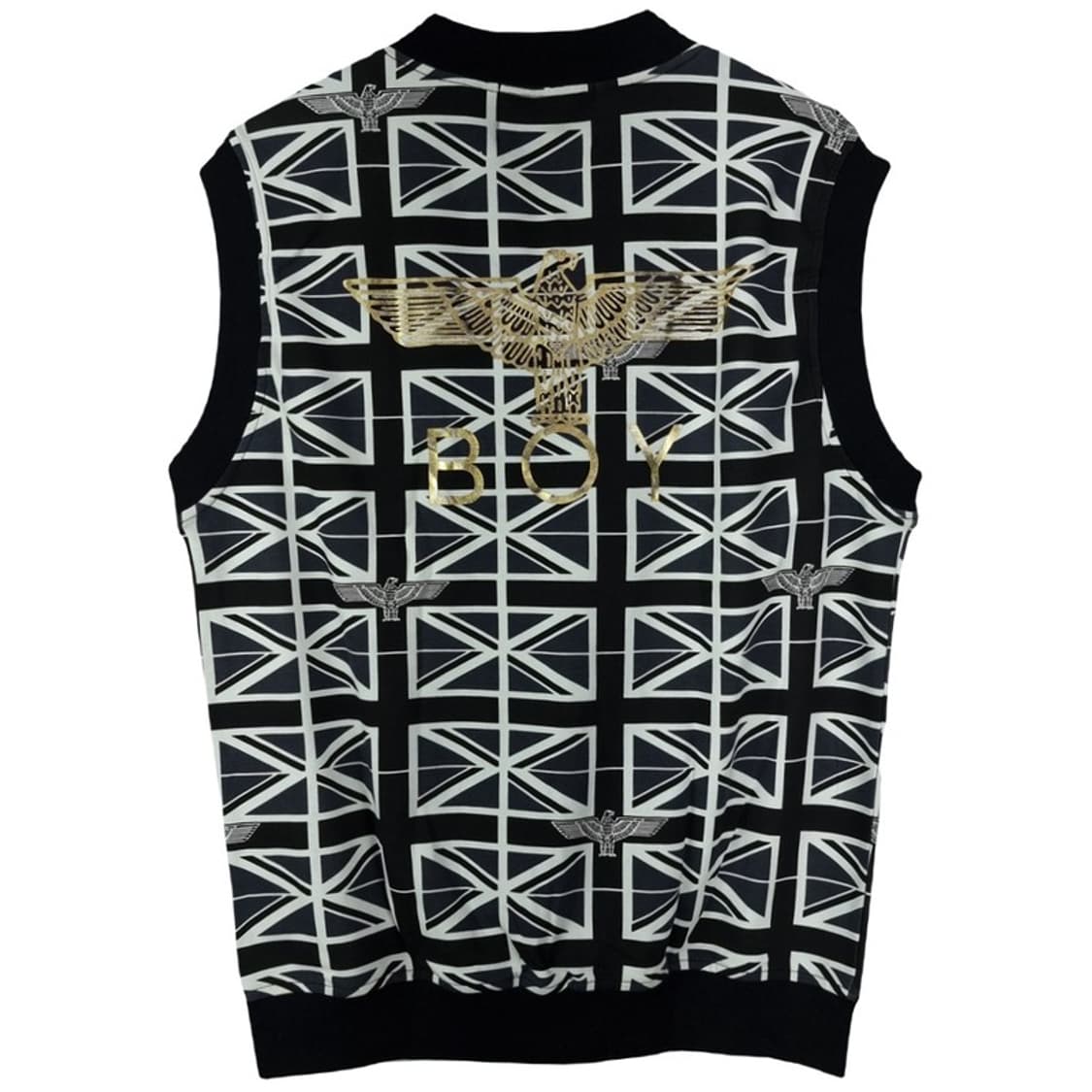 [보이런던] 빅로고 프린팅 기하학 패턴 베스트 조끼 M19310 상품이미지3