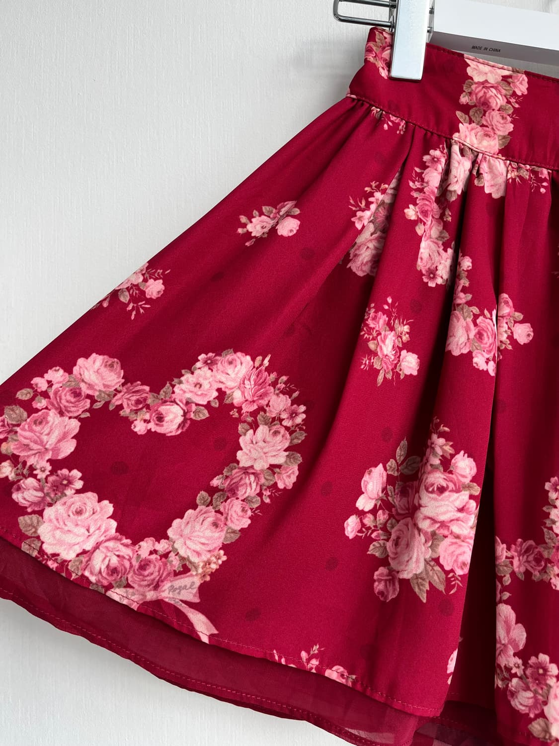 LIZ LISA 도트 플라워 스커트 상품이미지2