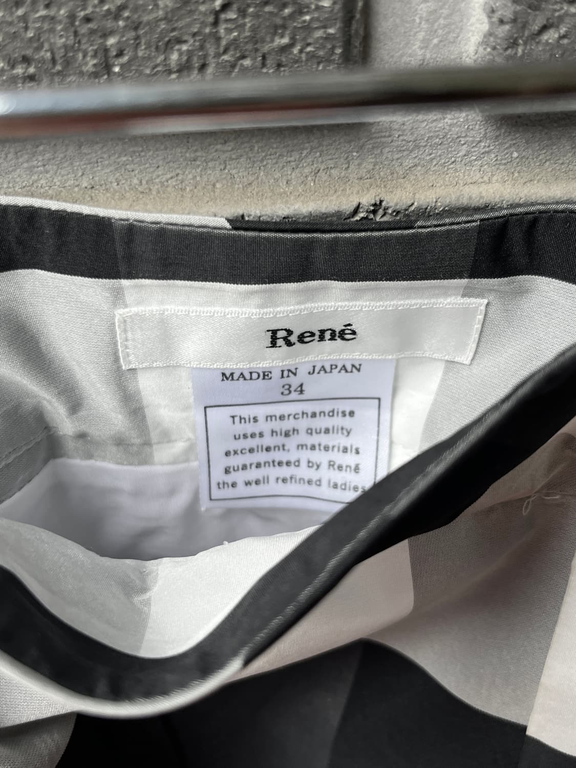 Rene 르네 벌룬 스커트 화이트&블랙 상품이미지8