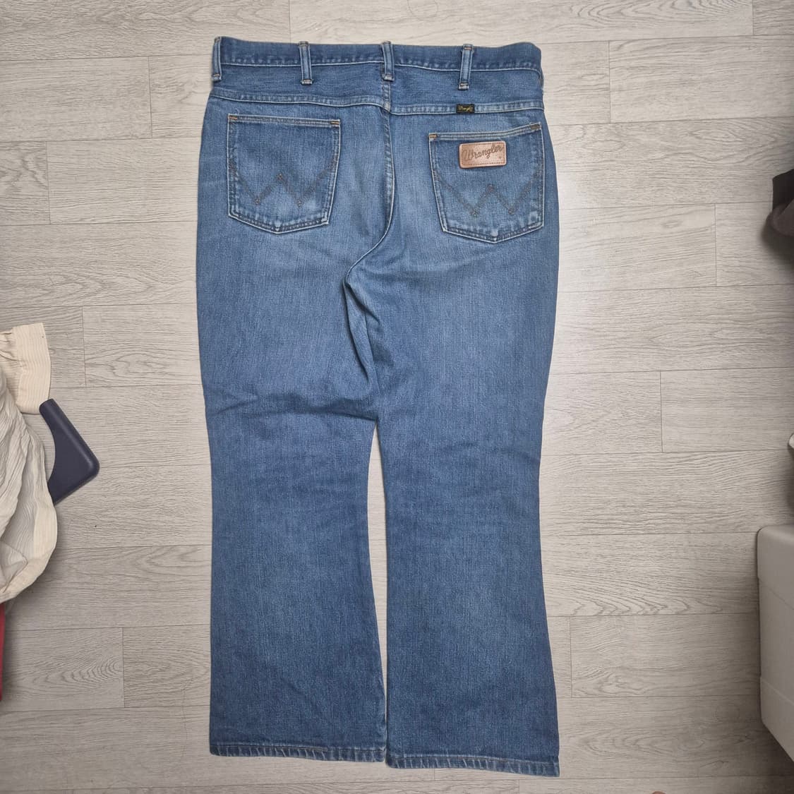 70's 랭글러 wrangler 345DEN 부츠컷 데님팬츠 상품이미지4