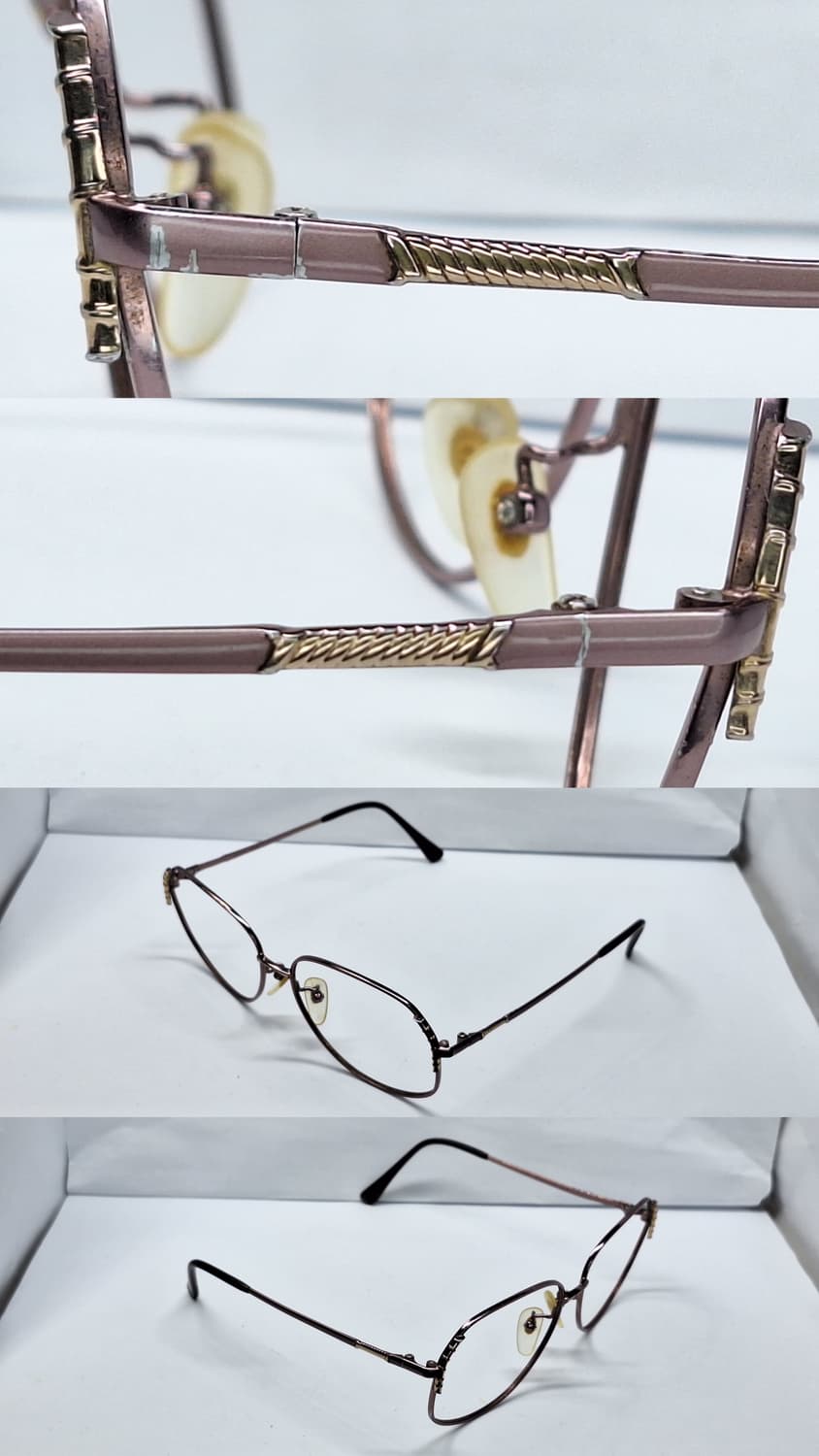 ACC LIBER 리베르 쥬얼리 티타늄 여성 안경테 안경/빈티지 일본 수 상품이미지7