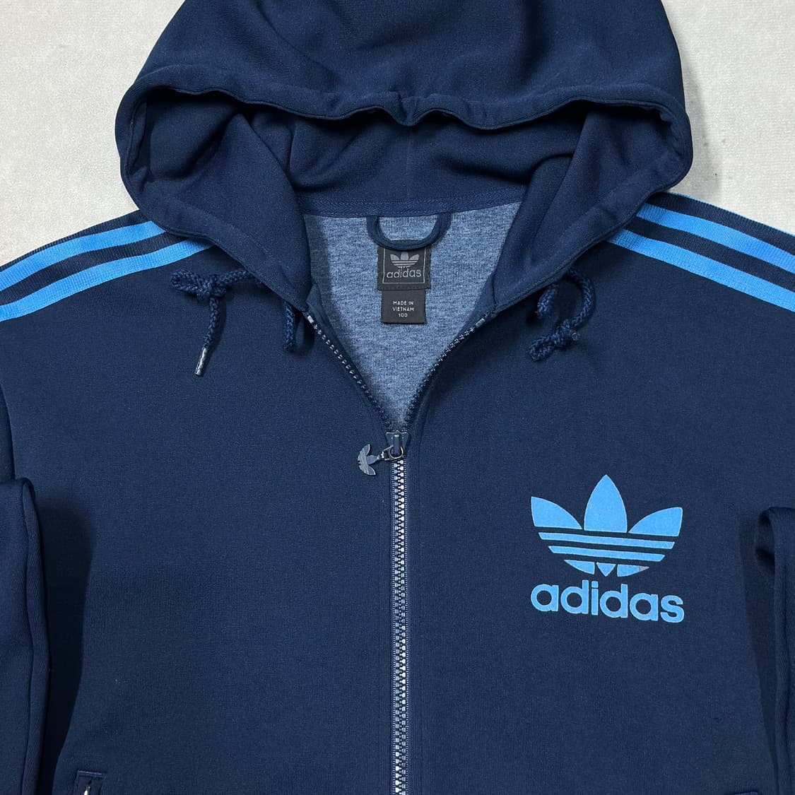 아디다스 네이비블루 후드 트랙탑  상품이미지2