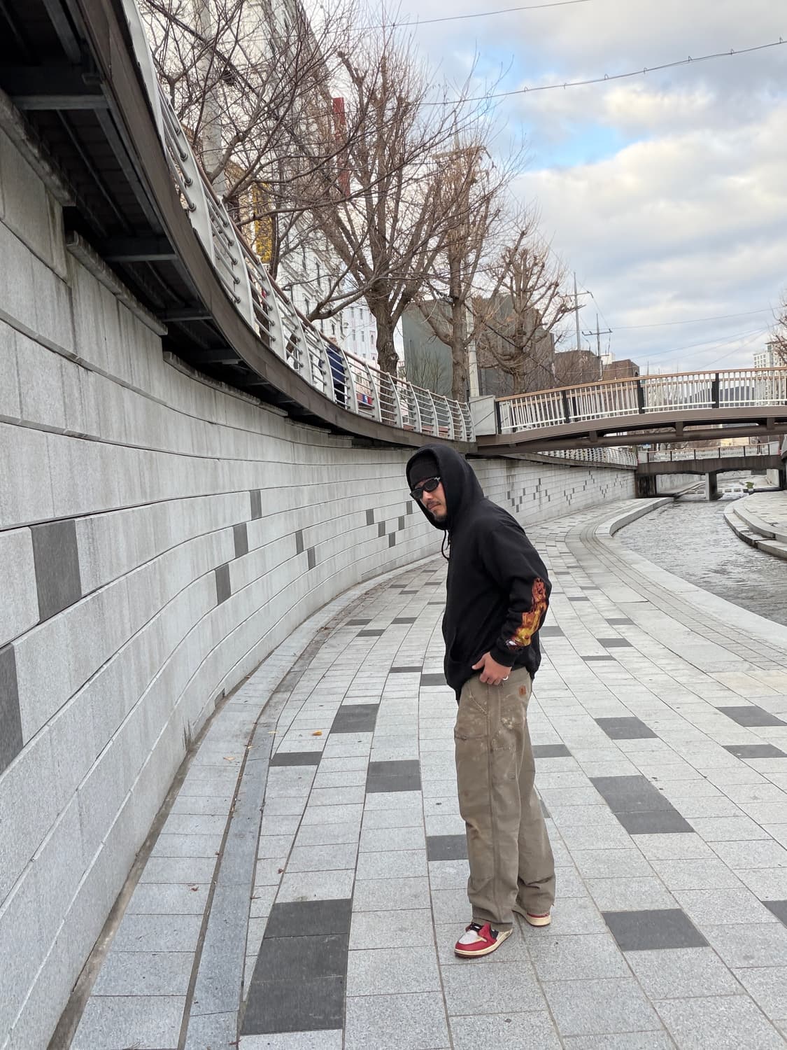 Harley-Davidson 식스 벤즈 플로리다 프린팅 후드집업 상품이미지7