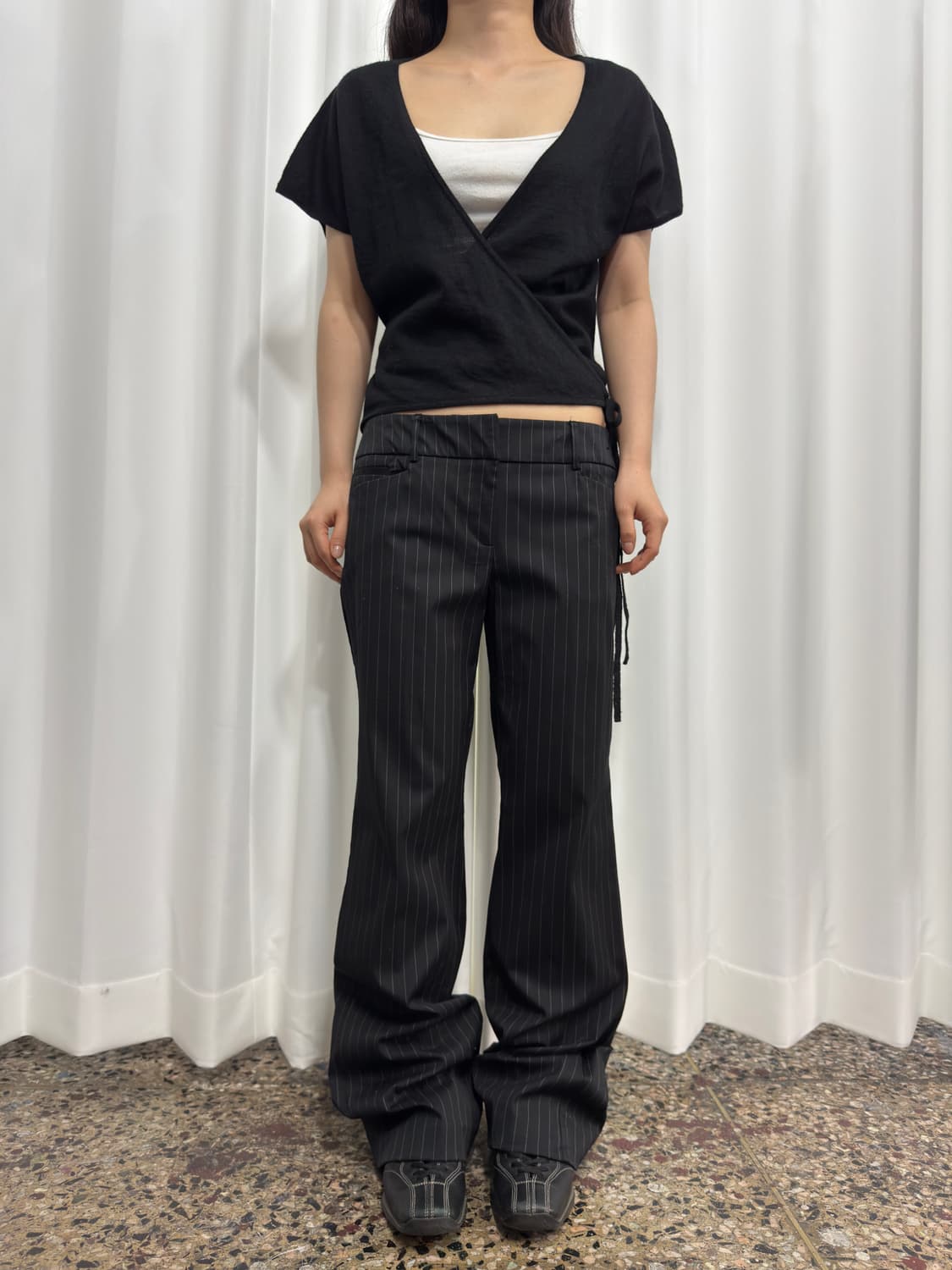 otto wrap knit top 상품이미지3