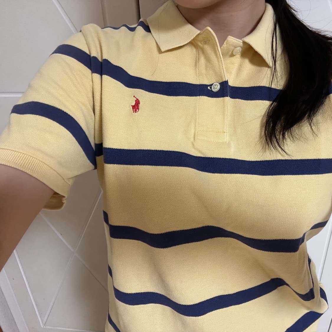 폴로 랄프로렌 옐로우 스트라이프 카라티 상품이미지5