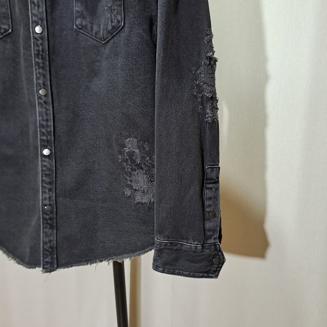 (택포) 자라 릴렉스핏 데님 아우터 셔츠 XL B612 상품이미지3