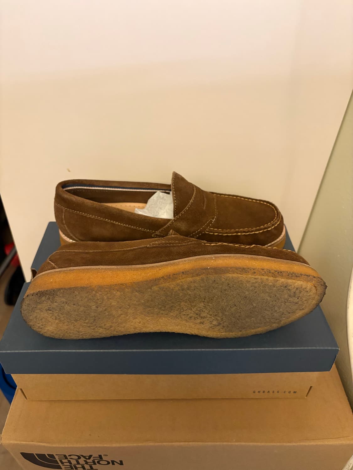 G.H bass 바스 위준 스웨이드 로퍼 us8.5 상품이미지3