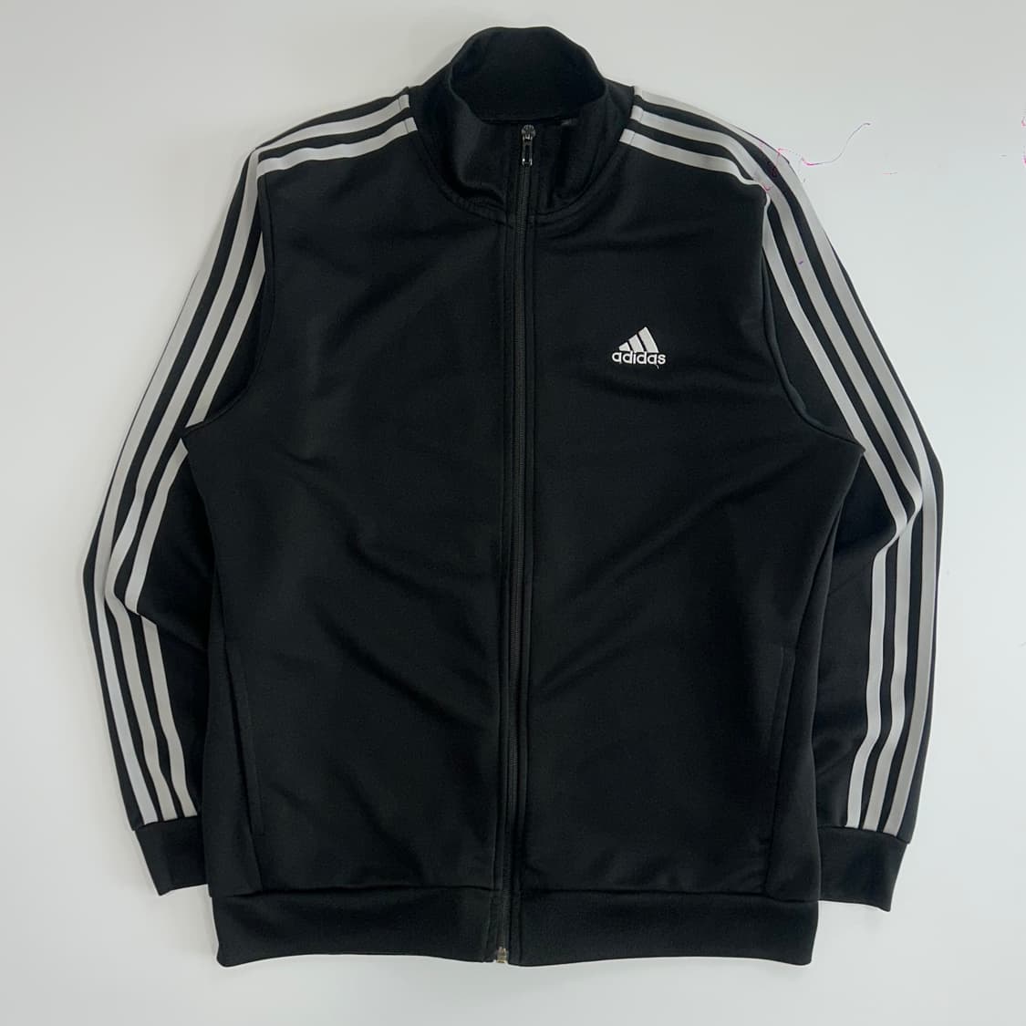 Adidas 아디다스 삼각로고 라이트 그레이 트랙탑져지 상품이미지3