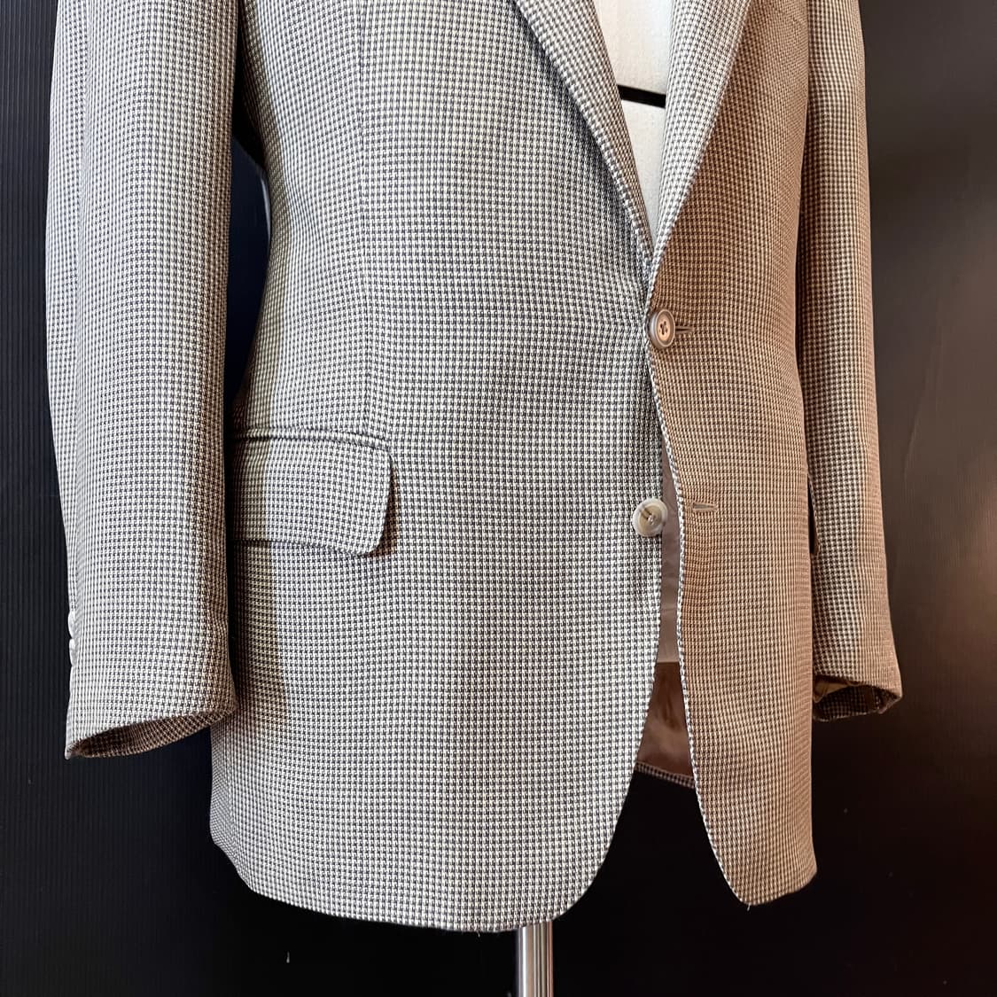 던힐 Made in Italy 울 실크 SS 트위드 테일러드 자켓 상품이미지3