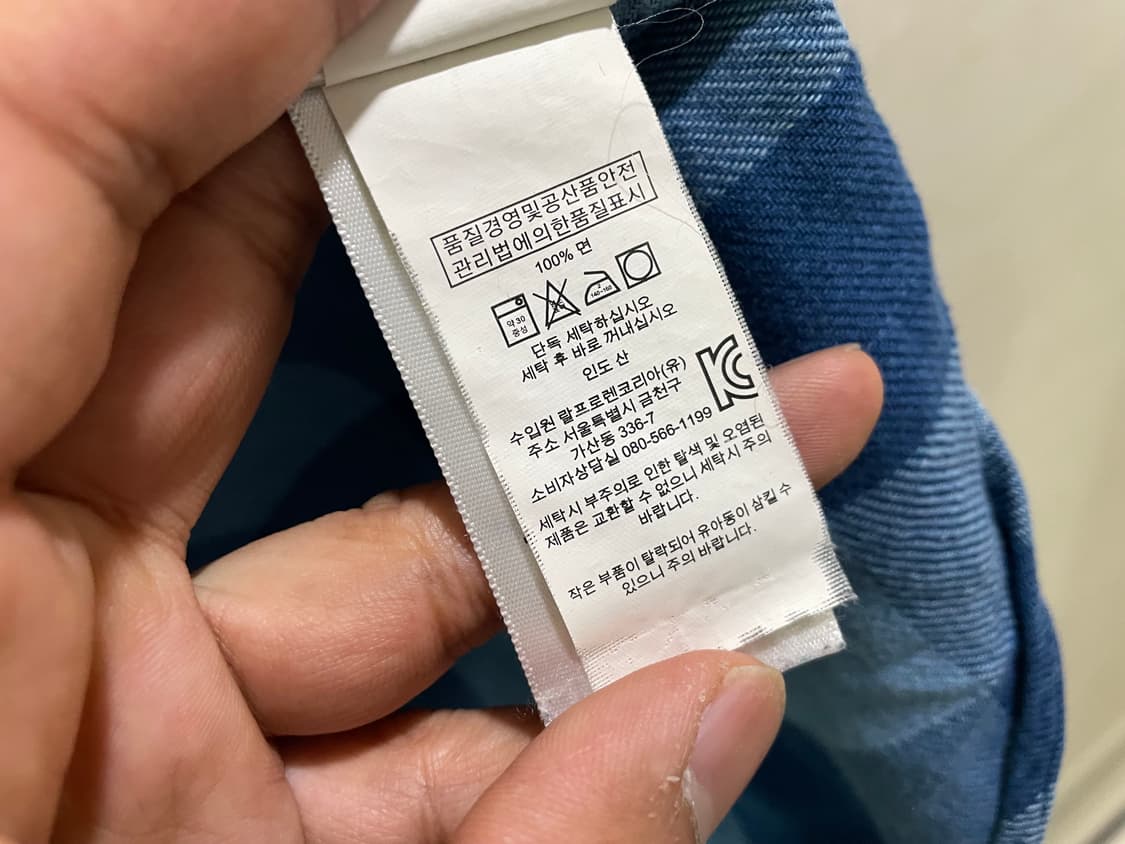 폴로 / 플라넬 체크 셔츠, 남성 셔츠 / S(95) 상품이미지9