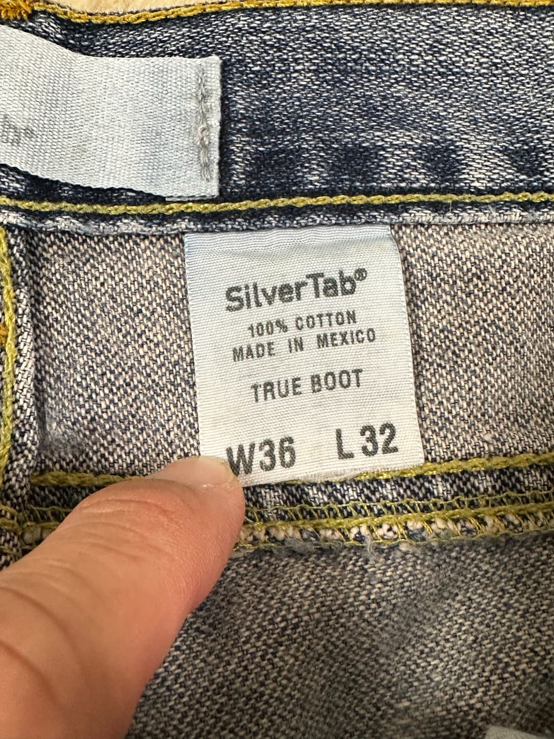 00s 리바이스 실버탭 부츠컷 데님 청바지 상품이미지6