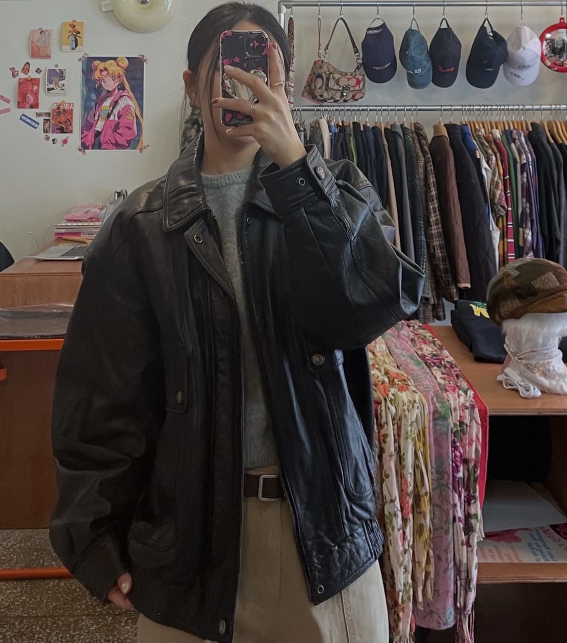 런던포그 양가죽 봄버자켓 [무배] 상품이미지2