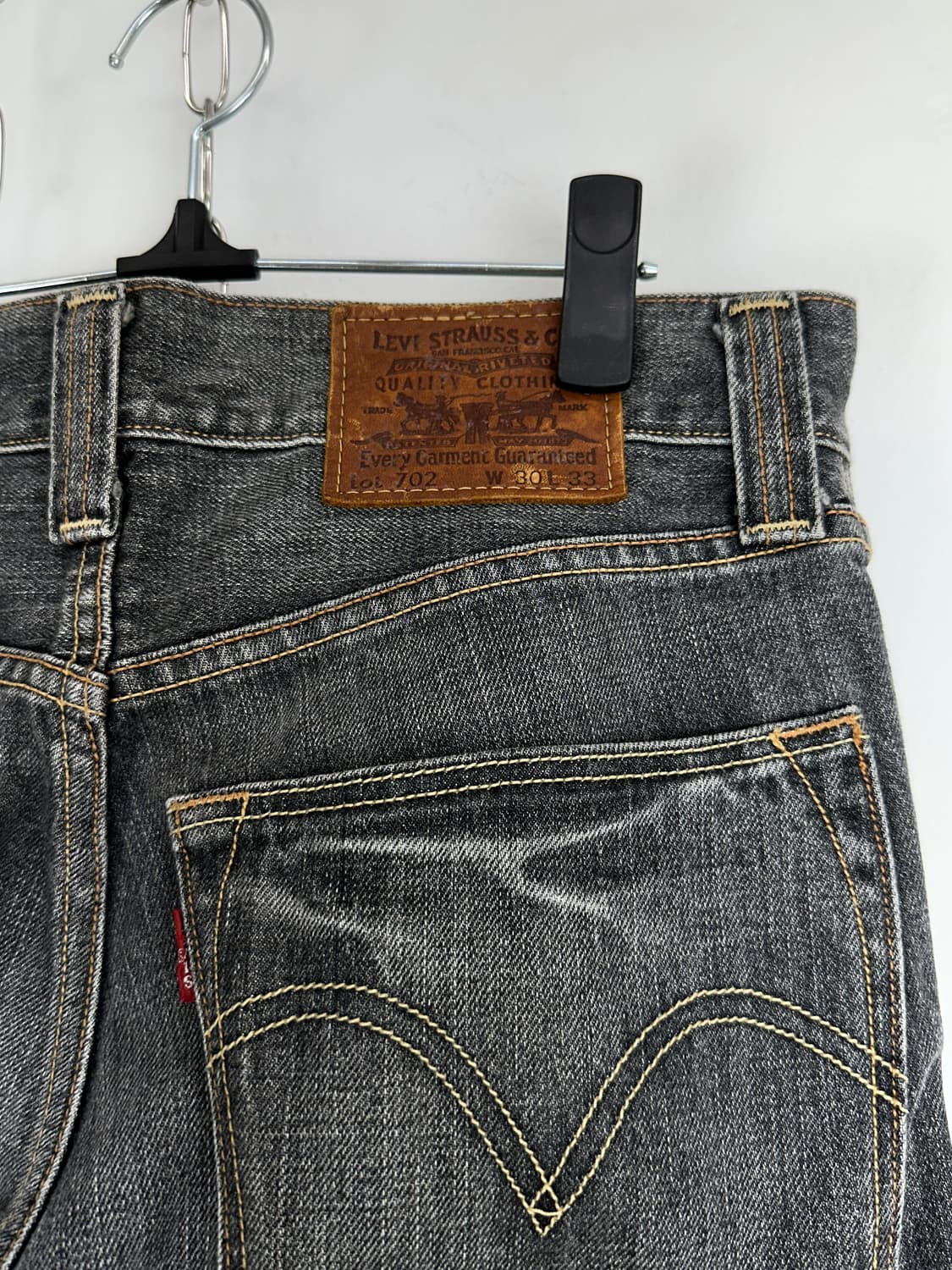 Levi’s 2000s 702 Gray Wash Denim Pants 상품이미지9