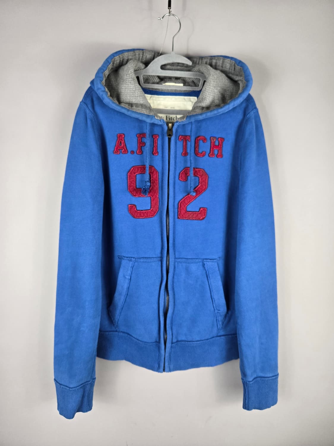 [무료배송]아베크롬비 피치 L 남성 기모 머슬핏 후드 집업 상품이미지1