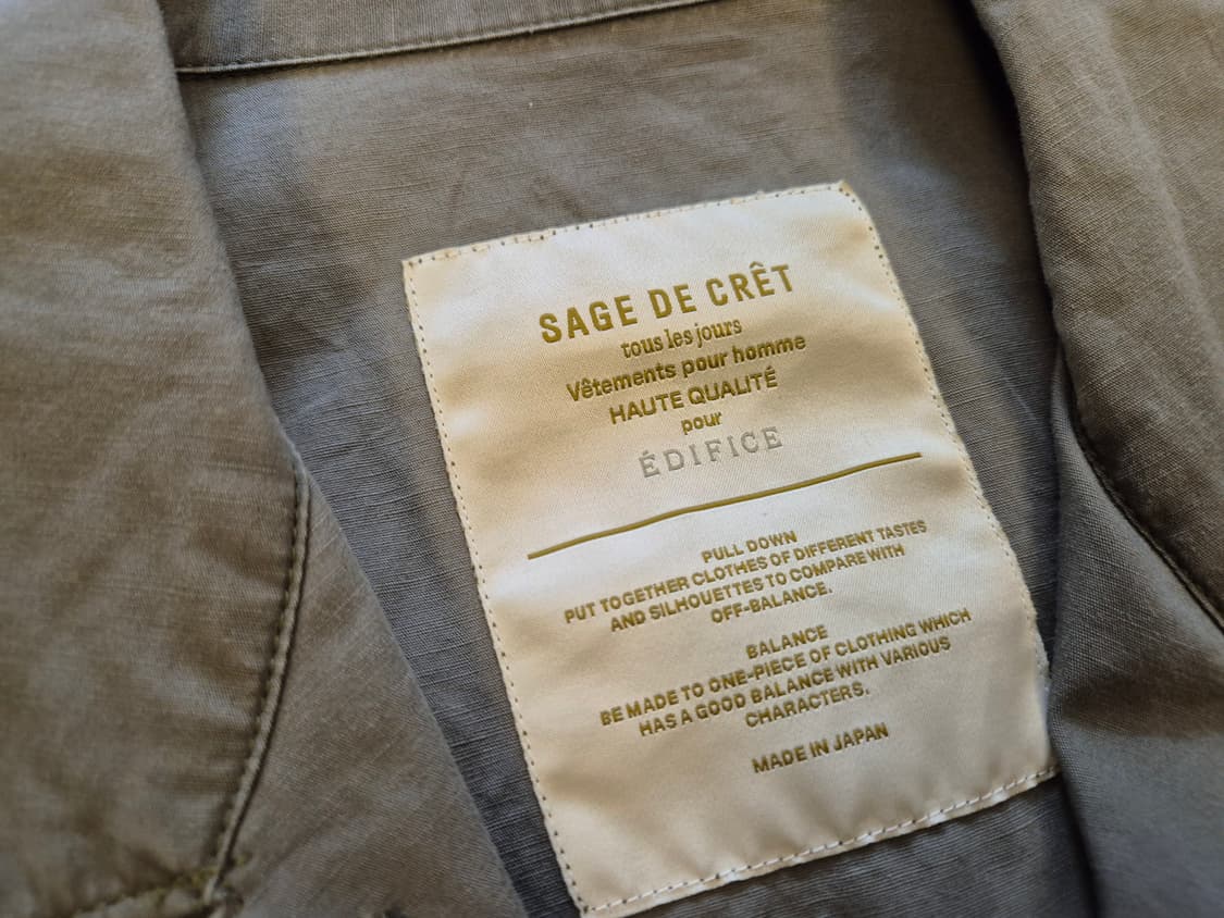 SAGE DE CRET 정글 퍼티그 자켓 상품이미지7