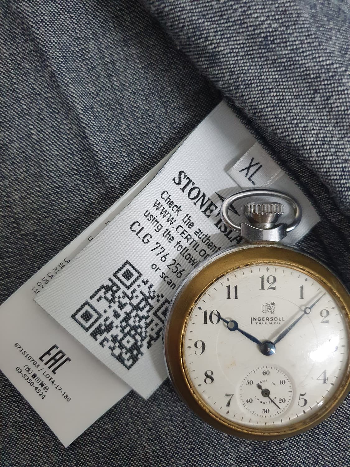 2017 스톤 아일랜드 데님 오버셔츠 상품이미지9