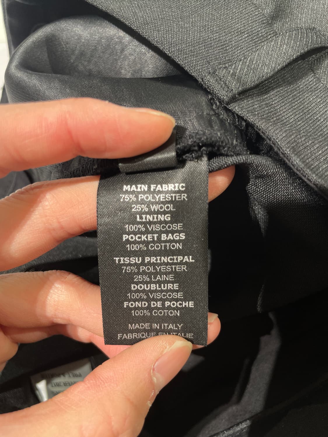 베트멍 꼬르소꼬모 블랙 세미 부츠컷 슬랙스 상품이미지9