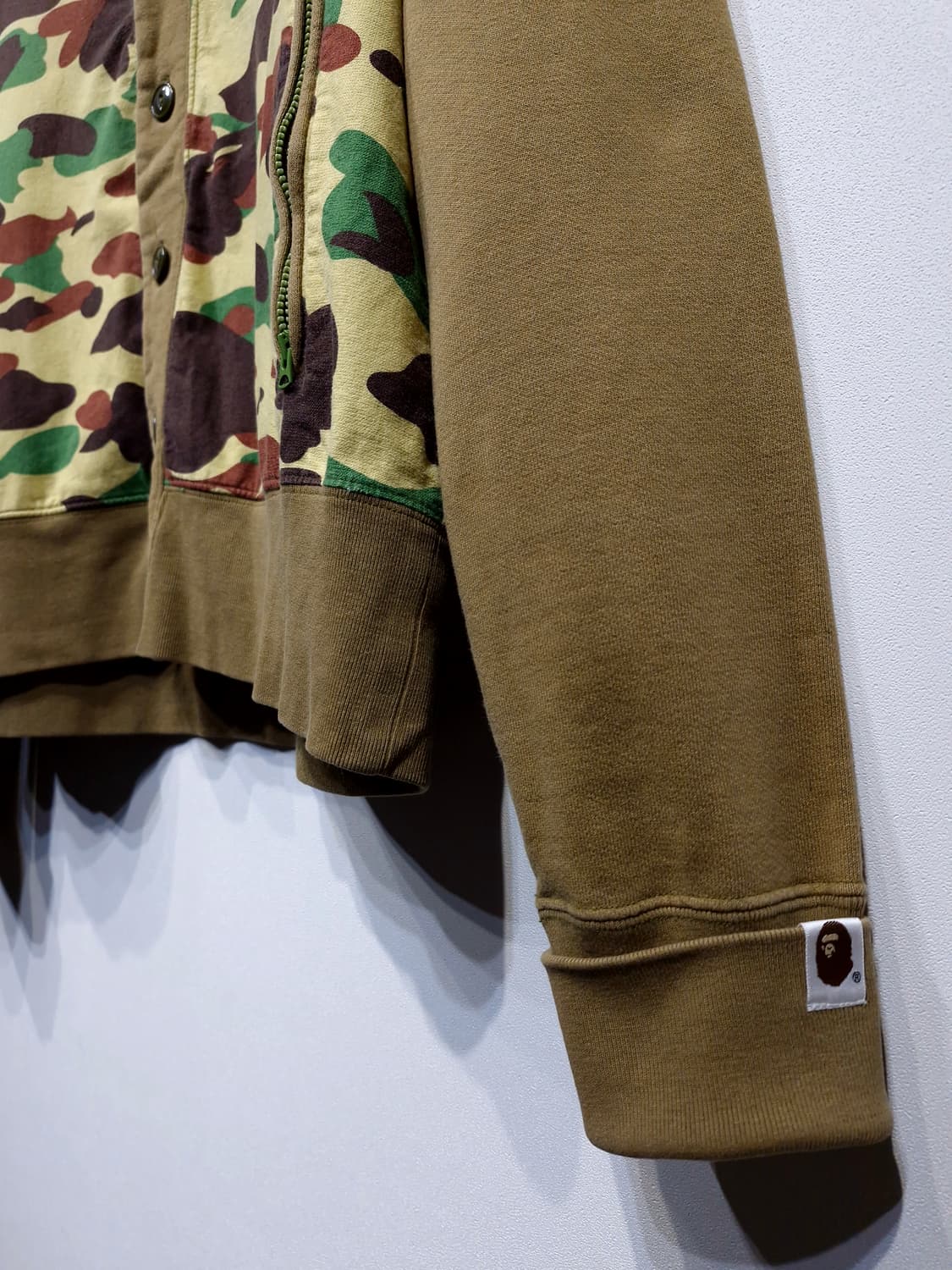 A BATHING APE 베이프 카모 코튼 가디건(L) 상품이미지4