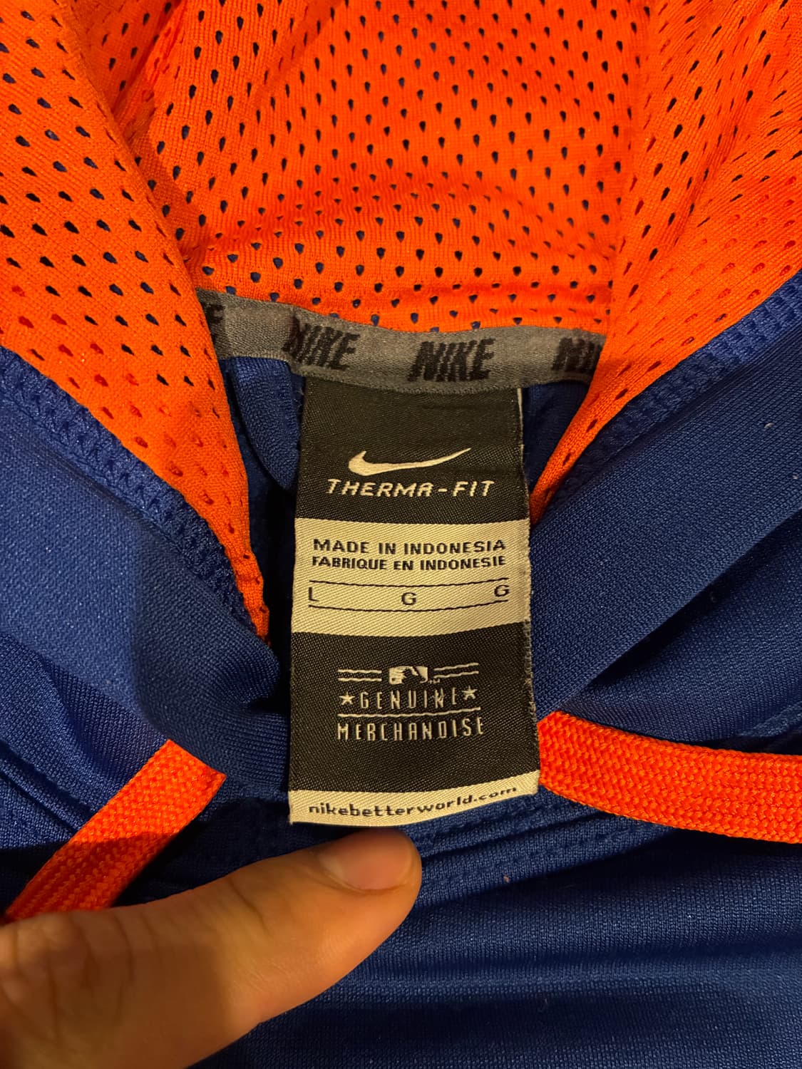 L) 나이키 메리저리그 뉴욕 메츠 후드티 블루 상품이미지3