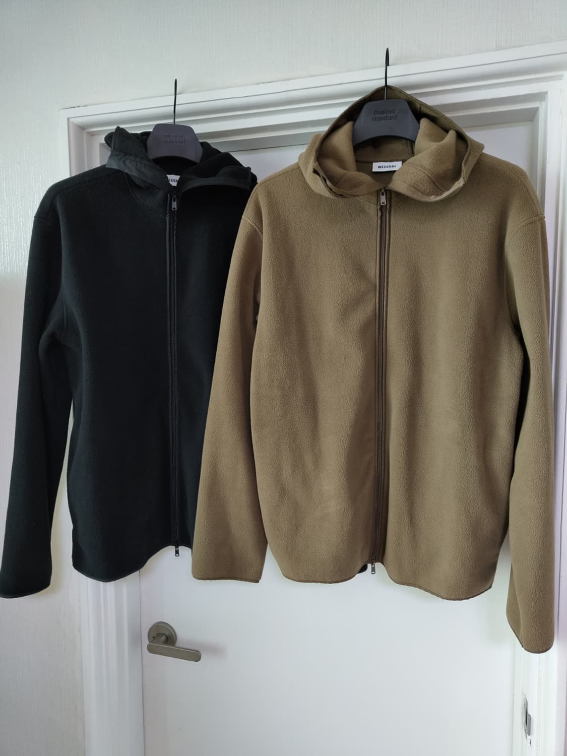 WEEKDAY  플리스 바라클라바 후드집업 상품이미지4