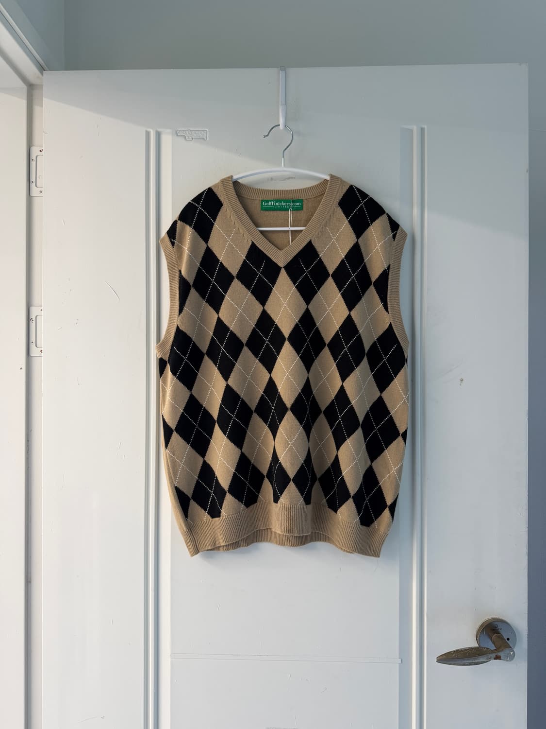 일본빈티지 아가일패턴 니트베스트 상품이미지5