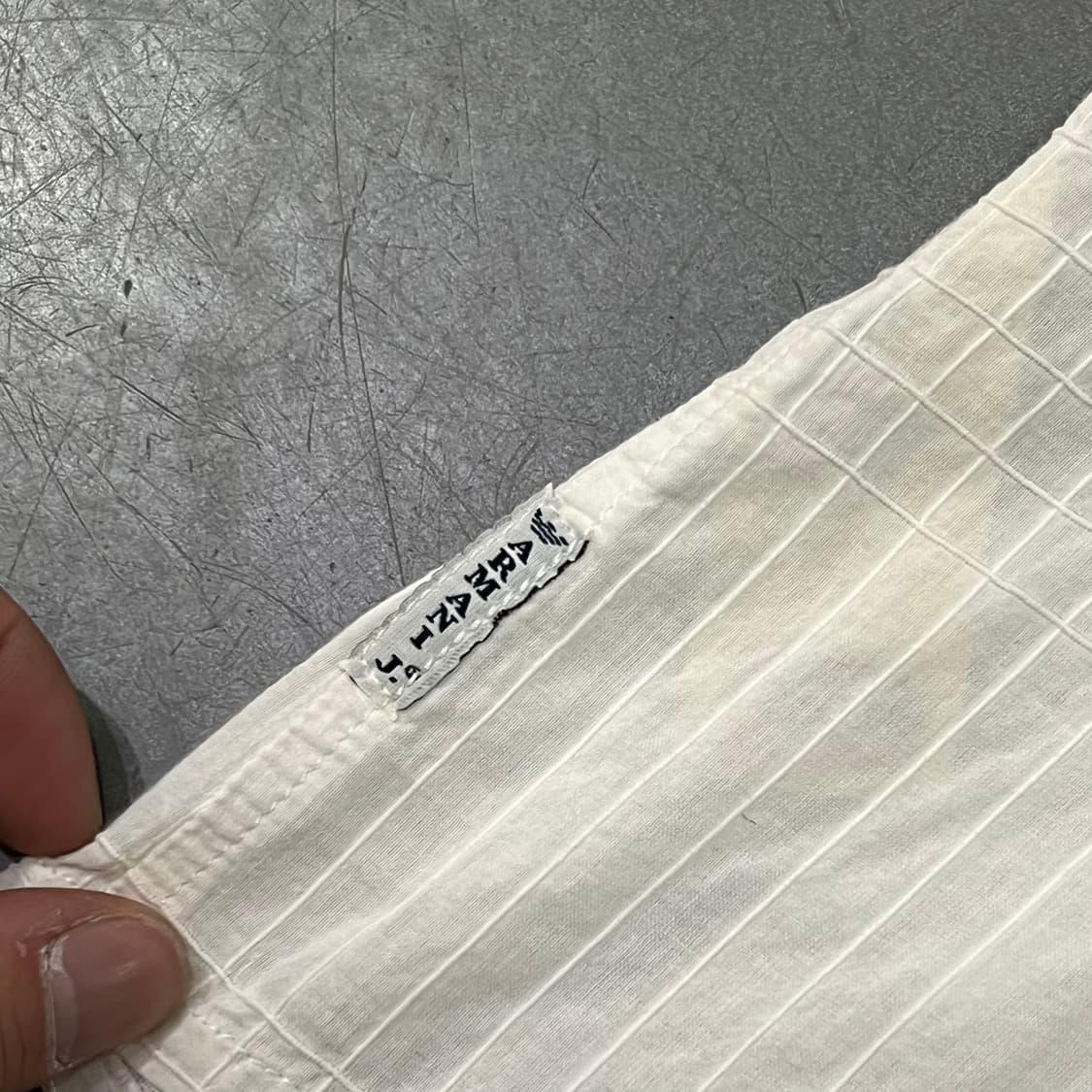  아르마니 진스 체크 하프 셔츠 y16108 상품이미지6