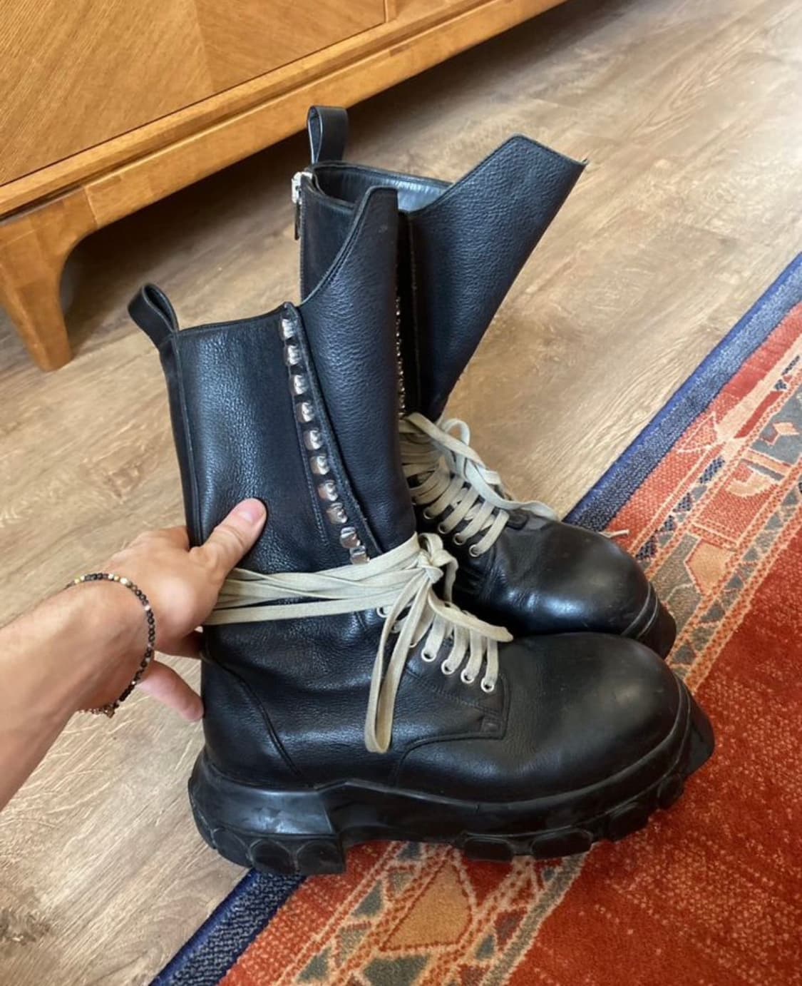 Rick Owens Bozo Tractor Boots  상품이미지1