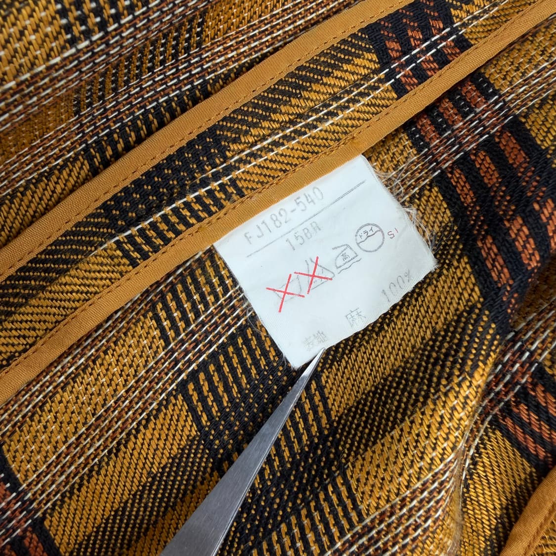 90s 버버리 체크패턴 블레이저&스커트 셋업 상품이미지4