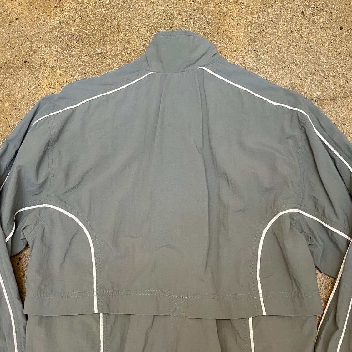 USA 90s 빈티지 나이키 바람막이 회색 테니스 코트 상품이미지5