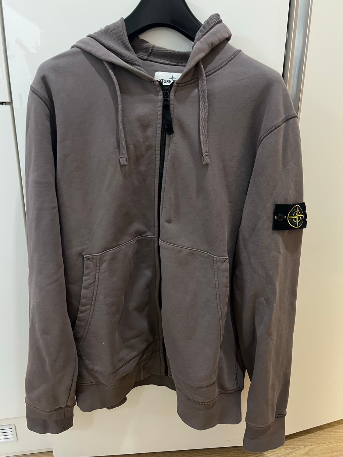 스톤아일랜드 브라운 후드집업 xl 상품이미지1